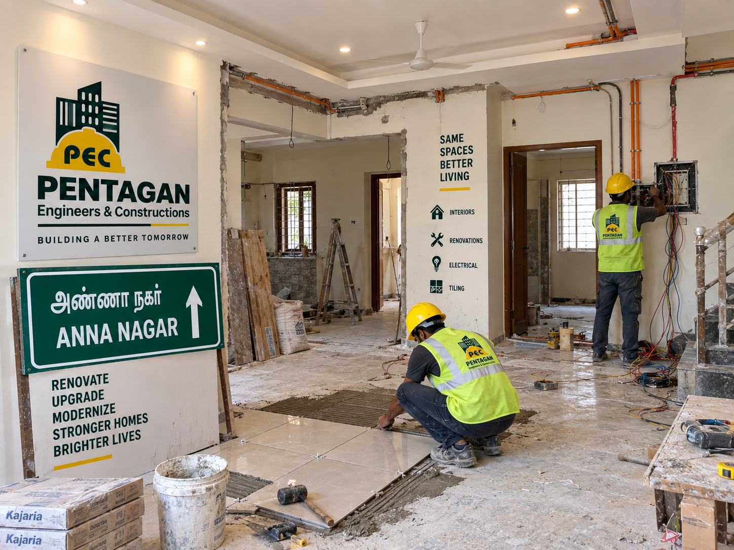 Building work in Anna Nagar
