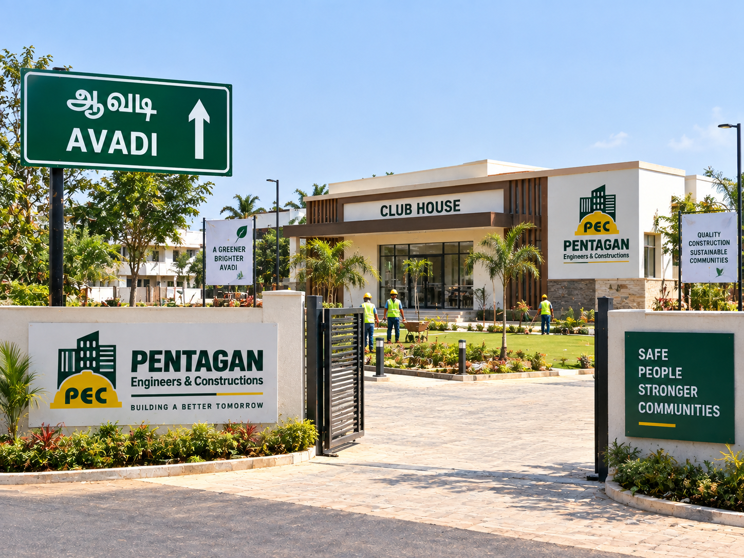 Pentagan project site in Avadi