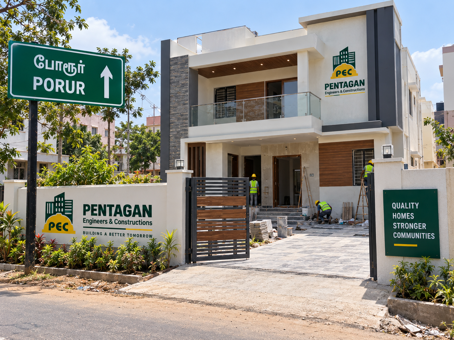 Residential construction in Porur