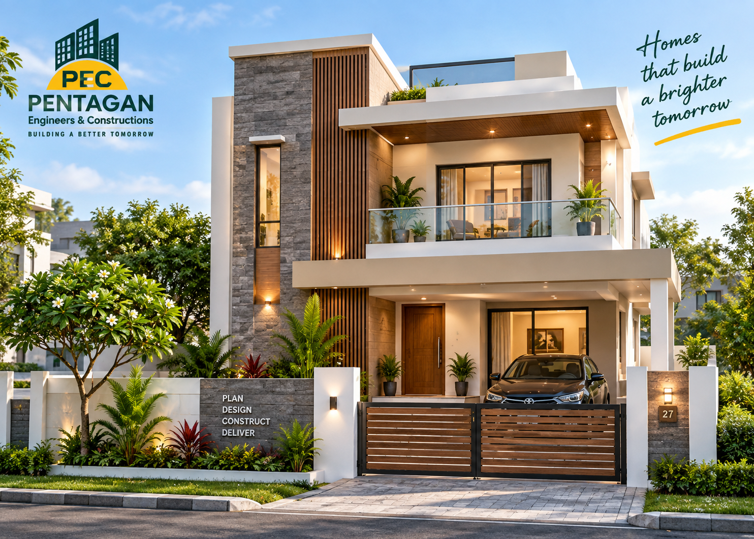 3D elevation design render