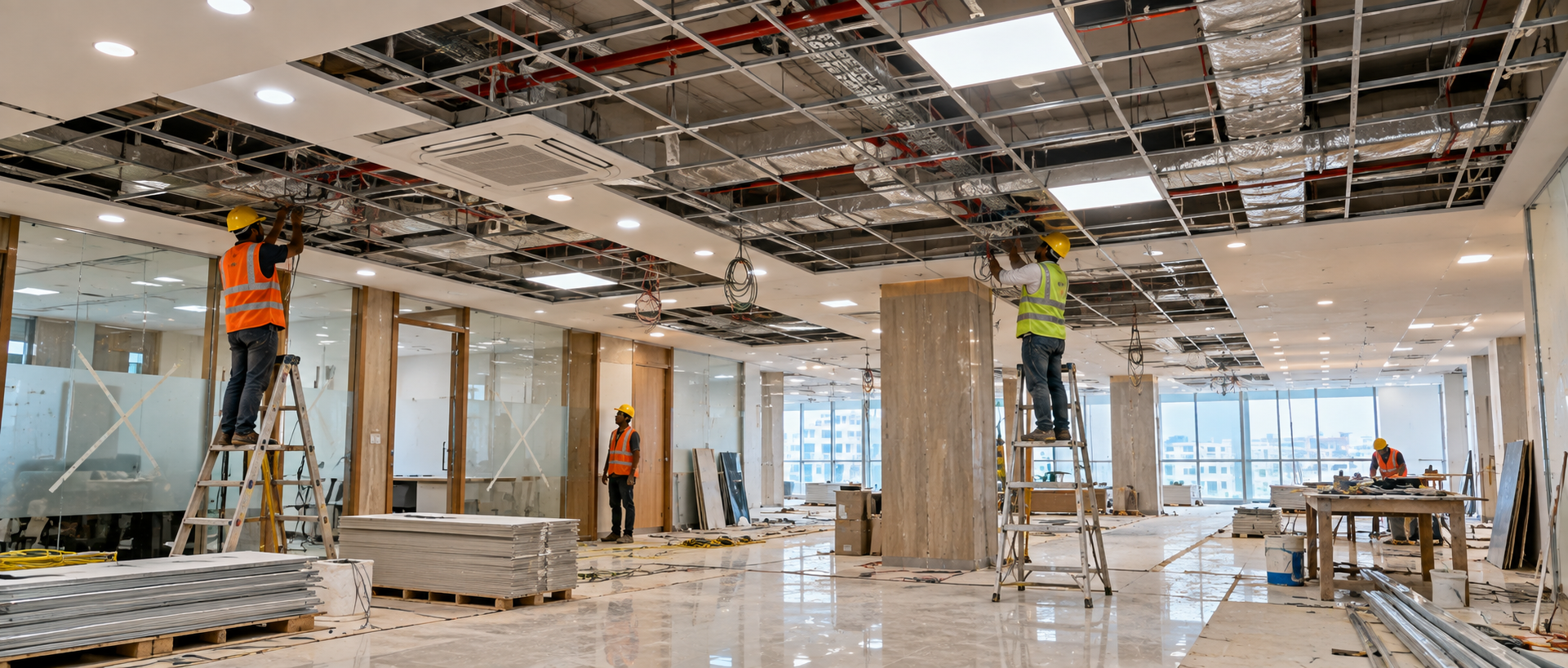 The Chennai Silks office renovation, T Nagar