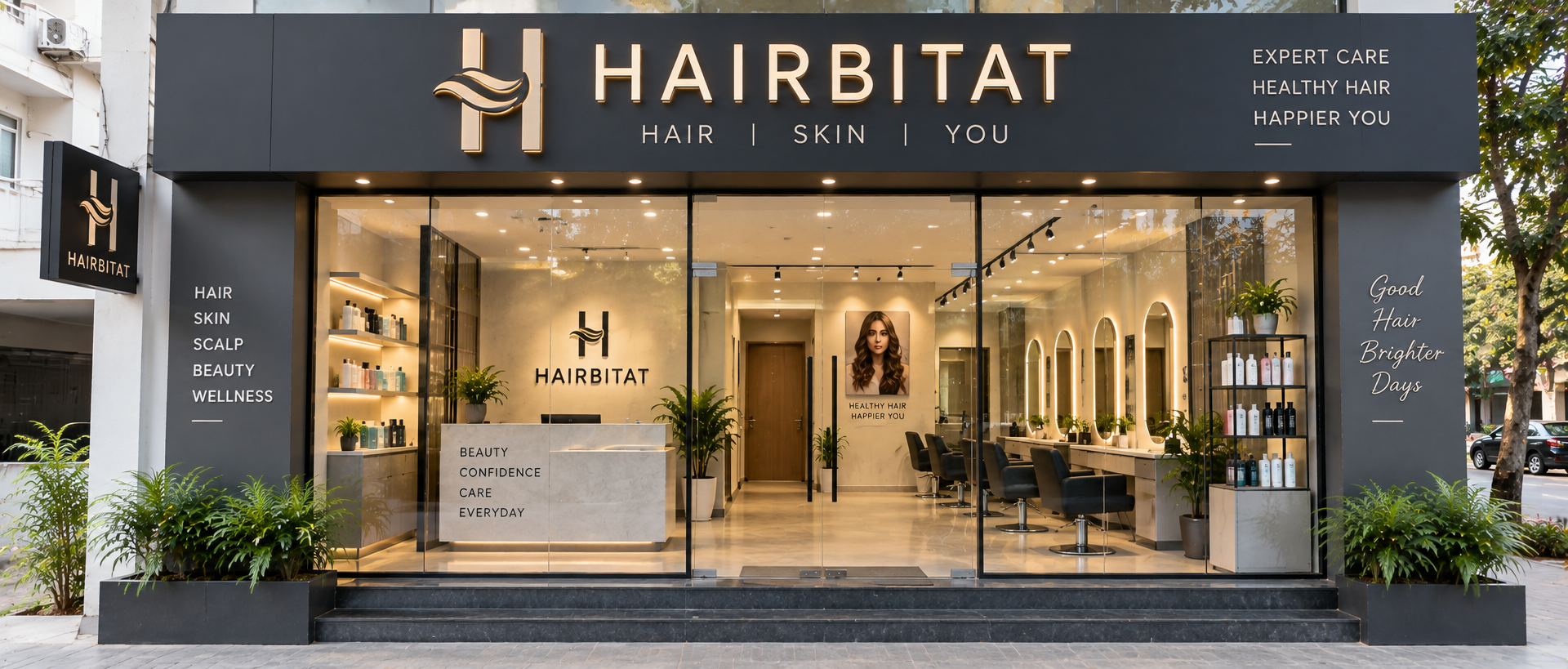 Hairbitat Hair Treatment Company facility, Anna Nagar