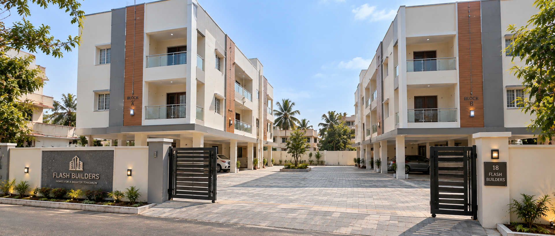 Flash Builders apartment building, Tambaram