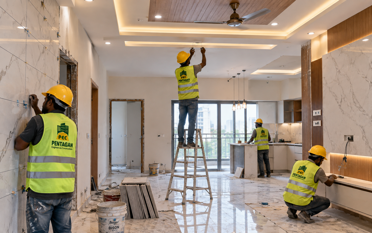 Modern interior renovation