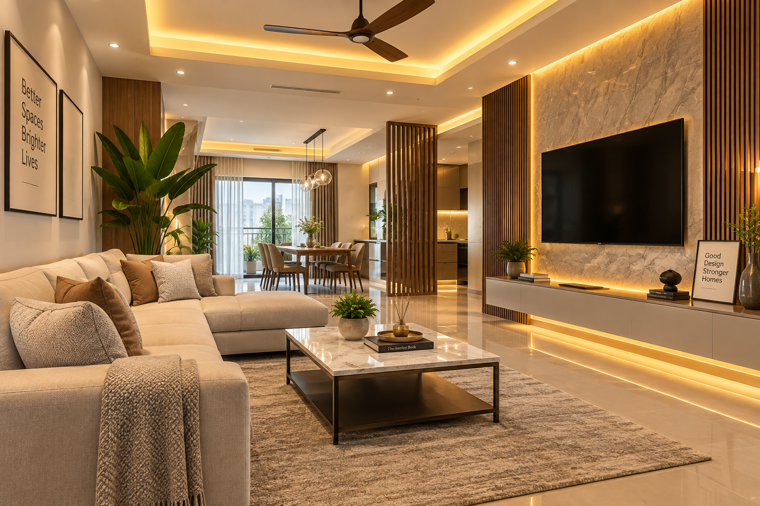 Modern interior renovation